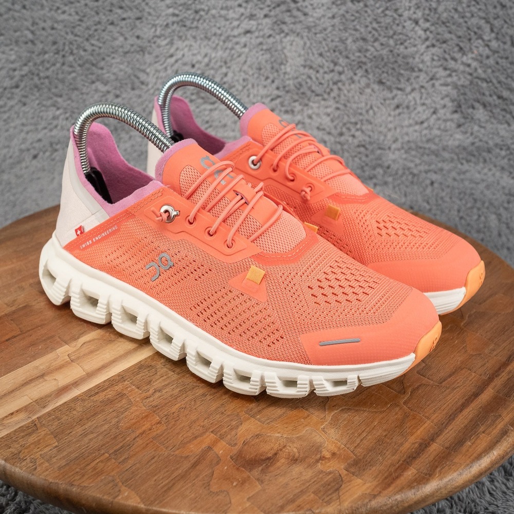 On Cloud 6 Coast Women's Size 7 Blonde/Mauve Running Shoes